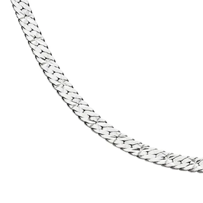 Women Este X Daisy Original Daisy London Jewellery Este Lalonde Long Flat Snake Chain Necklace Sterling Silver