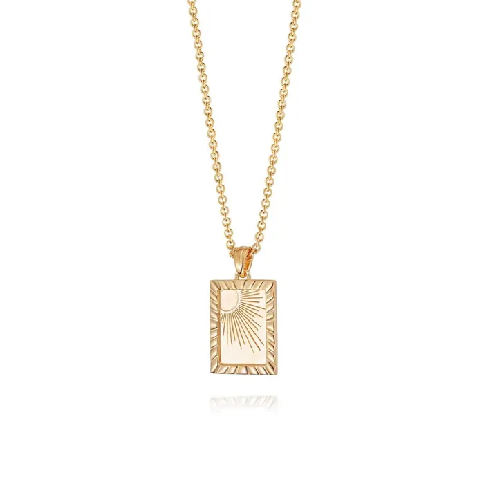 Women Este X Daisy Original Daisy London Jewellery Este Lalonde Rising Sun Frame Necklace 18Ct Gold Plate Women Este X Daisy Original Daisy London Jewellery Este Lalonde Rising Sun Frame Necklace 18Ct Gold Plate