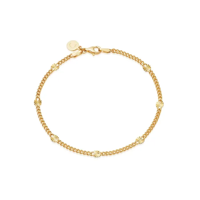Women Este X Daisy Original Daisy London Jewellery Este Lalonde Sunburst Chain Bracelet 18Ct Gold Plate Women Este X Daisy Original Daisy London Jewellery Este Lalonde Sunburst Chain Bracelet 18Ct Gold Plate
