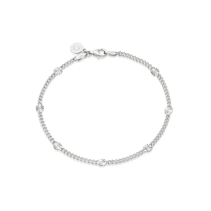 Women Este X Daisy Original Daisy London Jewellery Este Lalonde Sunburst Chain Bracelet Sterling Silver Women Este X Daisy Original Daisy London Jewellery Este Lalonde Sunburst Chain Bracelet Sterling Silver