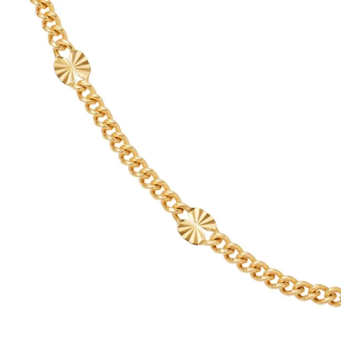 Women Este X Daisy Original Daisy London Jewellery Este Lalonde Sunburst Chain Necklace 18Ct Gold Plate