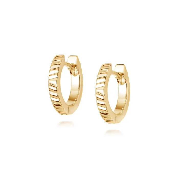 Women Este X Daisy Original Daisy London Jewellery Este Lalonde Sunburst Huggie Earrings 18Ct Gold Plate Women Este X Daisy Original Daisy London Jewellery Este Lalonde Sunburst Huggie Earrings 18Ct Gold Plate