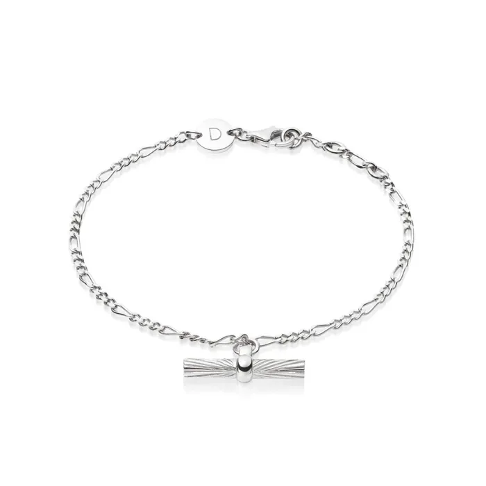 Women Este X Daisy Original Daisy London Jewellery Este Lalonde T Bar Drop Bracelet Sterling Silver Women Este X Daisy Original Daisy London Jewellery Este Lalonde T Bar Drop Bracelet Sterling Silver