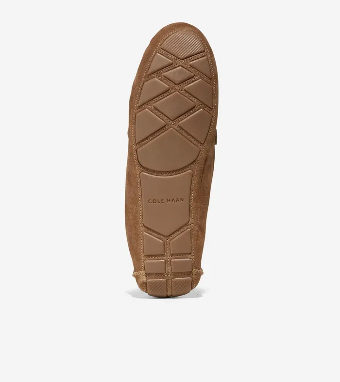 Women Evelyn Bow Drivers Golden Toffee Cole Haan Loafers and Drivers