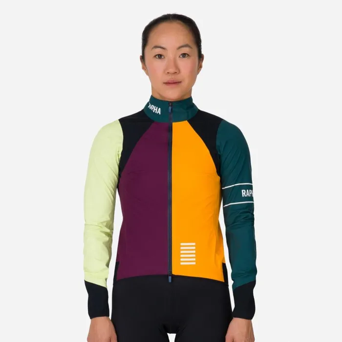 Women Excess Pro Team GORETEX Rain Jacket Multicolour Rapha Jackets and Vests
