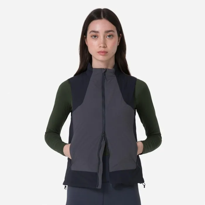 Women Explore Insulated Gilet Navy Purplegrey Purplevulcan Asphaltsage Greyrock Rapha Jackets and Vests