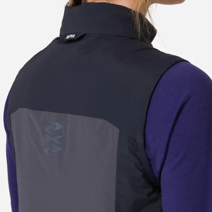 Women Explore Insulated Gilet Navy Purplegrey Purplevulcan Asphaltsage Greyrock Rapha Jackets and Vests