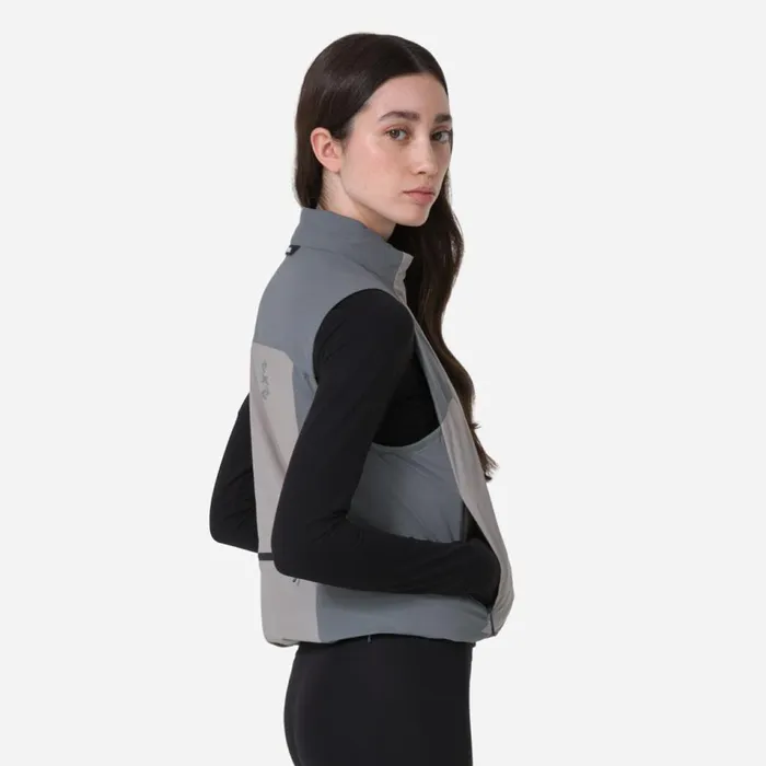 Women Explore Insulated Gilet Navy Purplegrey Purplevulcan Asphaltsage Greyrock Rapha Jackets and Vests