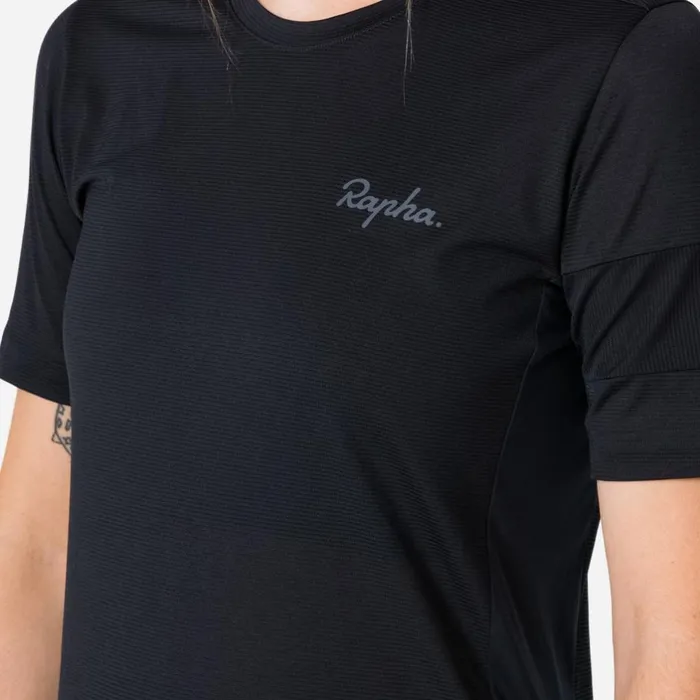 Women Explore Technical TShirt Blacksandconcrete Rapha Archive
