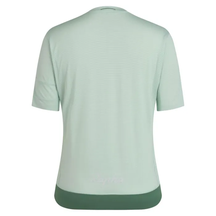 Women Explore Technical TShirt Dark Greystonesea Green Sage Greypale Greendark Green Rapha Archive