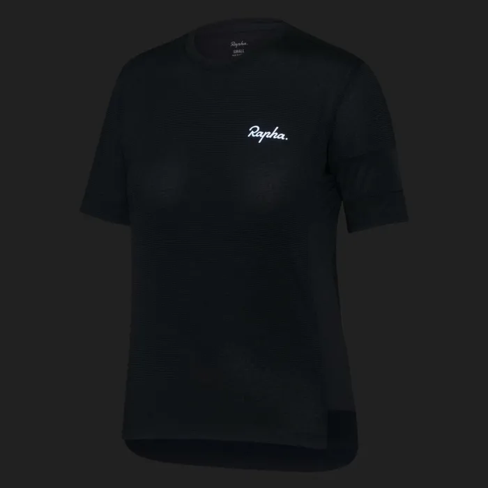 Women Explore Technical TShirt Dark Greystonesea Green Sage Greypale Greendark Green Rapha Archive
