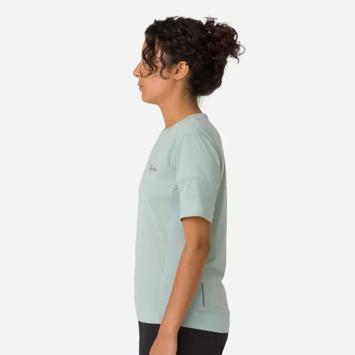 Women Explore Technical TShirt Dark Greystonesea Green Sage Greypale Greendark Green Rapha Archive