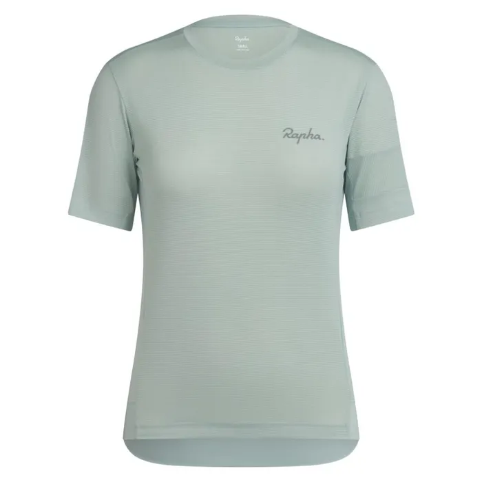 Women Explore Technical TShirt Dark Greystonesea Green Sage Greypale Greendark Green Rapha Archive