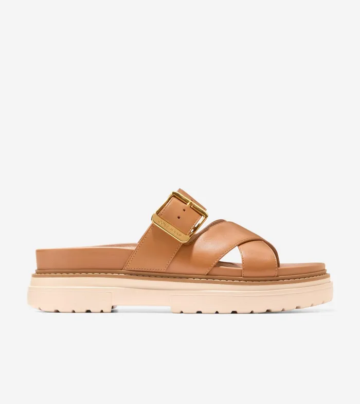 Women Fraya Slide Sandals Caramel Cole Haan Sandals