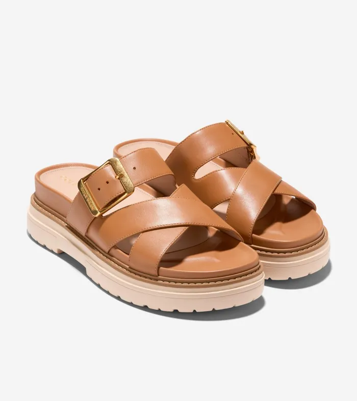 Women Fraya Slide Sandals Caramel Cole Haan Sandals