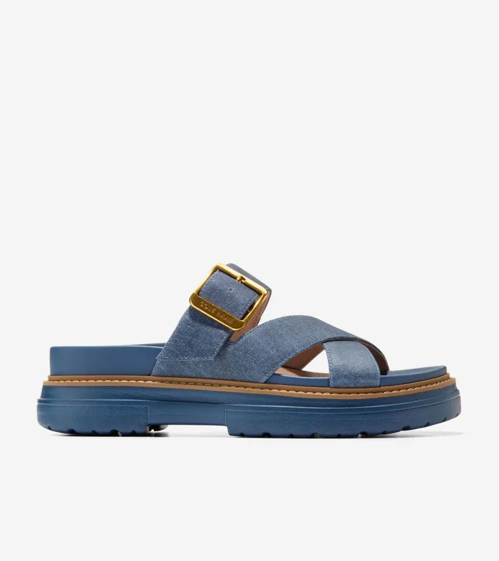 Women Fraya Slide Sandals Denim Cole Haan Sandals