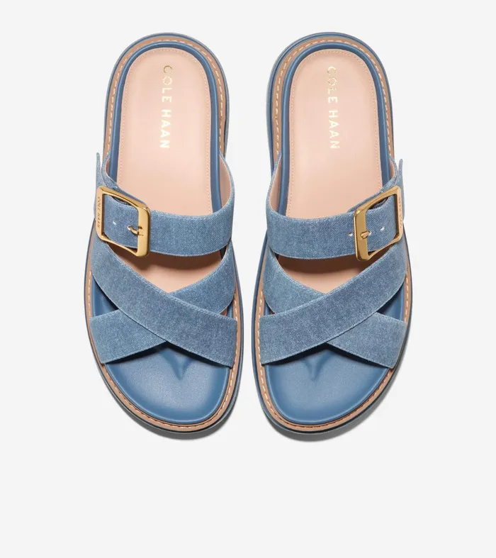 Women Fraya Slide Sandals Denim Cole Haan Sandals
