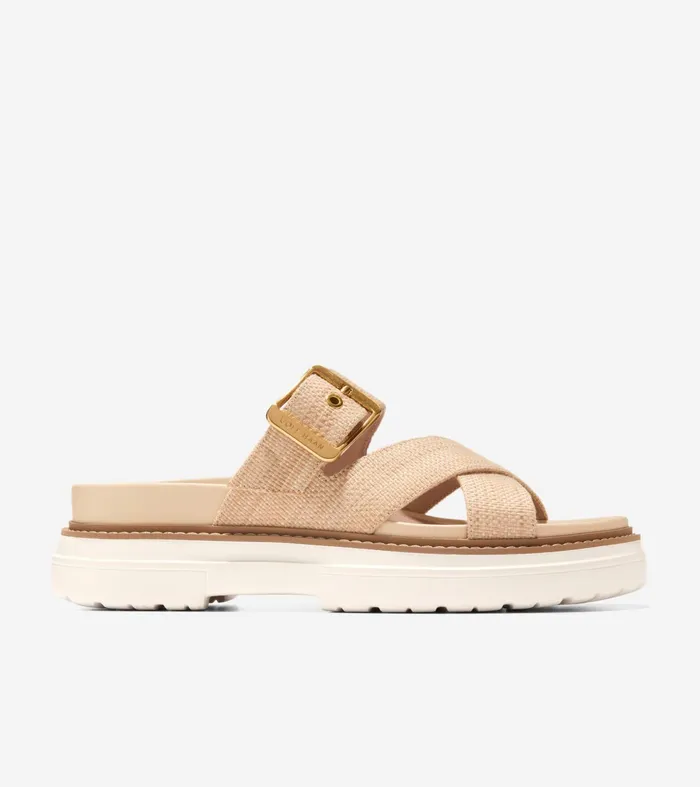 Women Fraya Slide Sandals Natural Cole Haan Sandals
