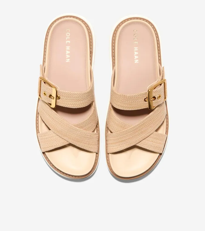 Women Fraya Slide Sandals Natural Cole Haan Sandals