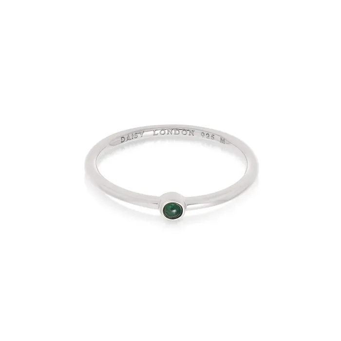 Women Gemstone Rings Daisy London Jewellery Green Aventurine Healing Stone Ring Sterling Silver Women Gemstone Rings Daisy London Jewellery Green Aventurine Healing Stone Ring Sterling Silver