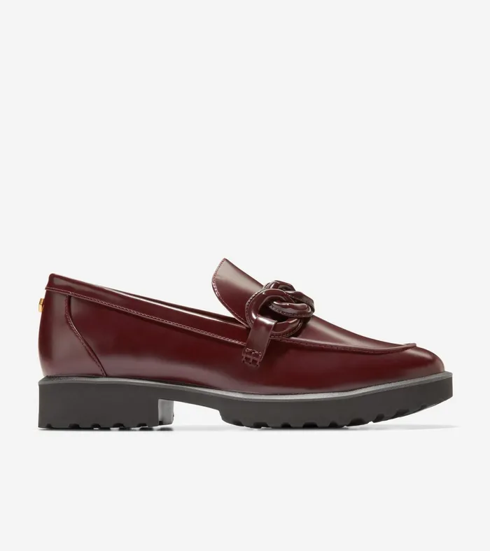 Women Geneva Chain Loafers Bloodstone Cole Haan Loafers and Drivers
