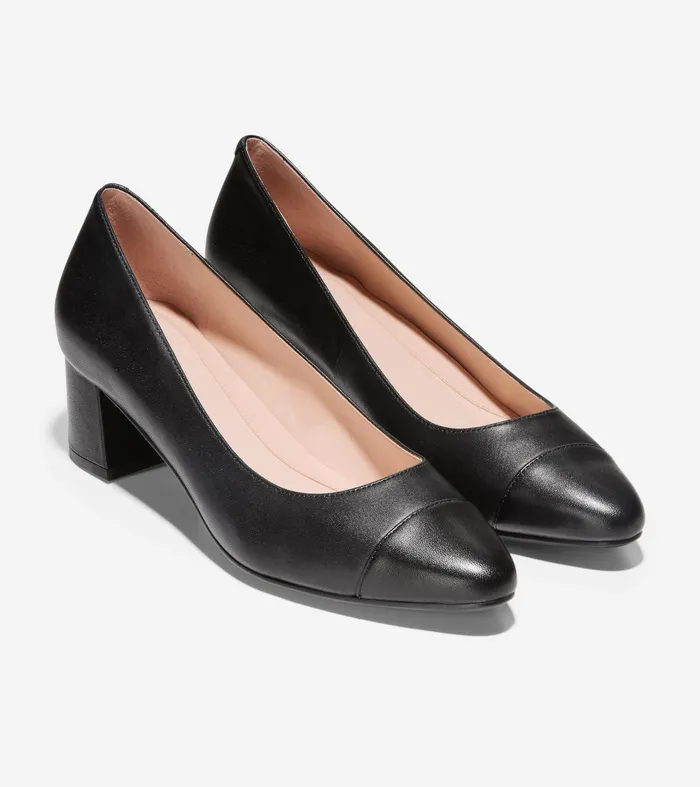 Women GoTo Block Heel Pump Black Cole Haan Heels and Pumps