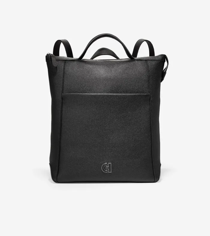 Women Grand Ambition Convertible Backpack Black Cole Haan Backpacks