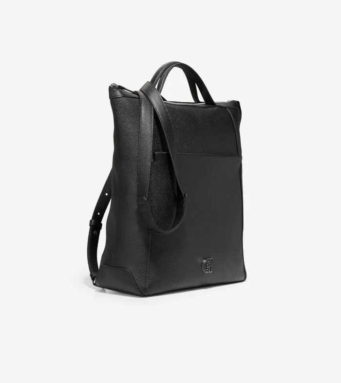Women Grand Ambition Convertible Backpack Black Cole Haan Backpacks