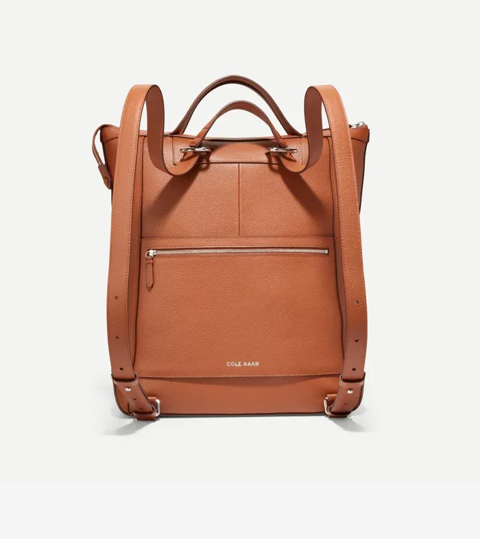 Women Grand Ambition Convertible Backpack New British Tan Cole Haan Backpacks