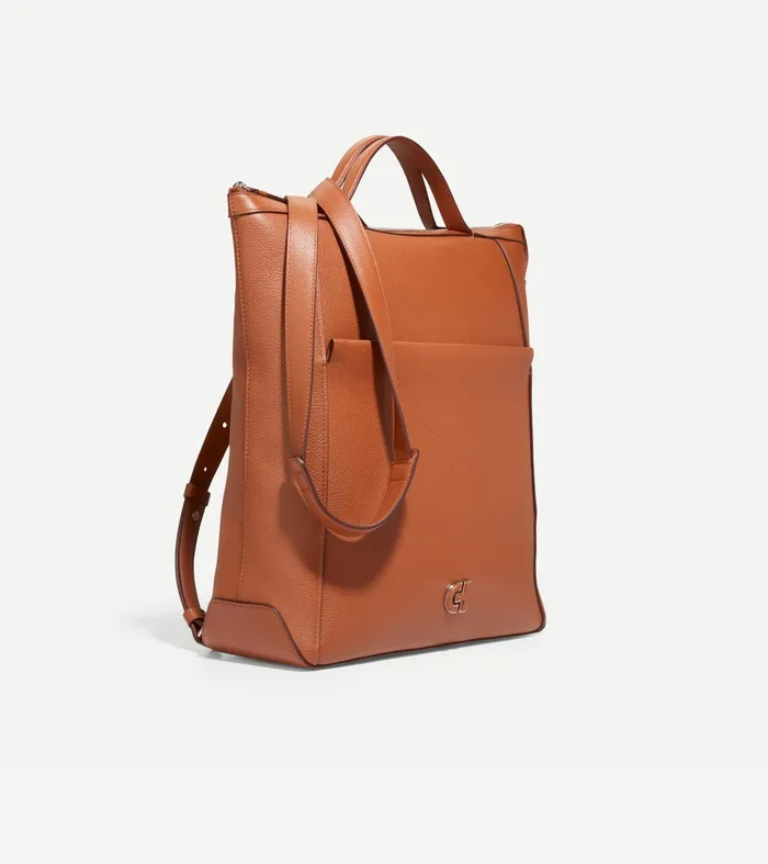 Women Grand Ambition Convertible Backpack New British Tan Cole Haan Backpacks