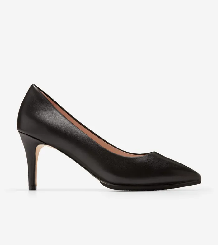 Women Grand Ambition Pump Black Leather Cole Haan Heels and Pumps