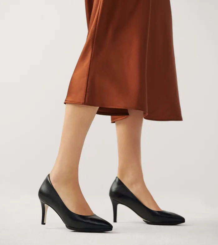 Women Grand Ambition Pump Black Leather Cole Haan Heels and Pumps