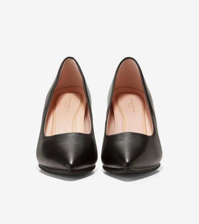Women Grand Ambition Pump Black Leather Cole Haan Heels and Pumps