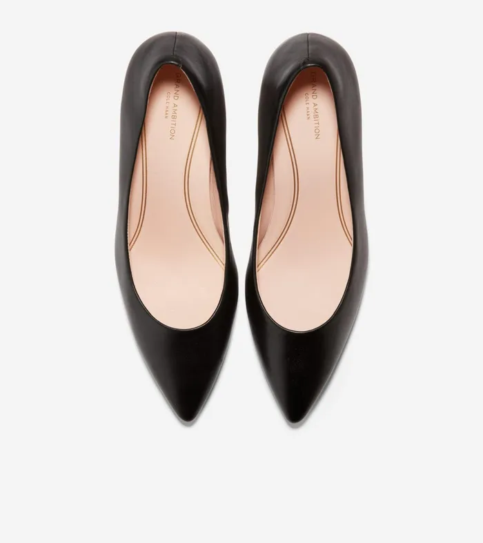 Women Grand Ambition Pump Black Leather Cole Haan Heels and Pumps
