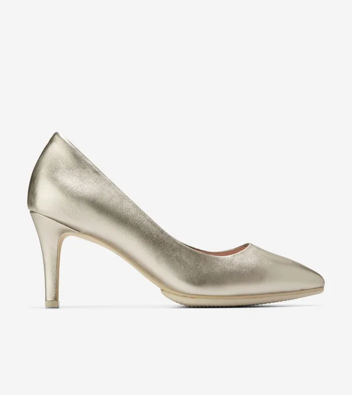 Women Grand Ambition Pumps Soft Gold Cole Haan Heels and Pumps