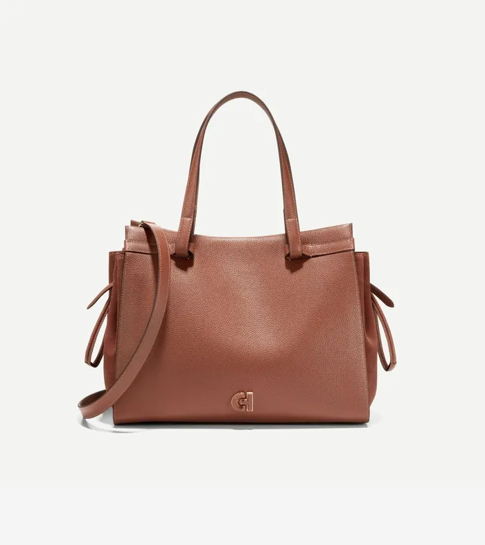 Women Grand Ambition SideCinch Satchel Dark Sequoia Cole Haan Shoulder Bags