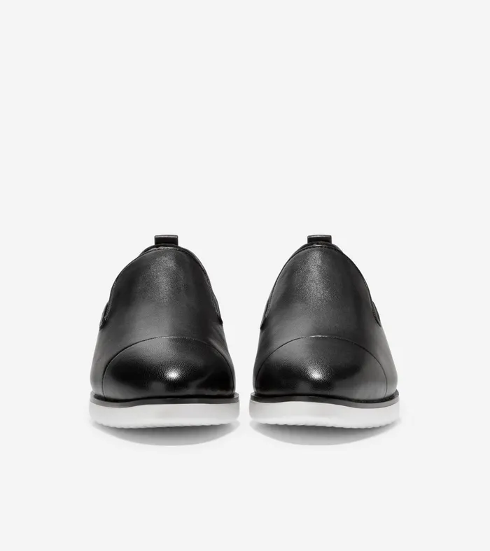 Women Grand Ambition SlipOn Loafer Black Leather Cole Haan Loafers and Drivers