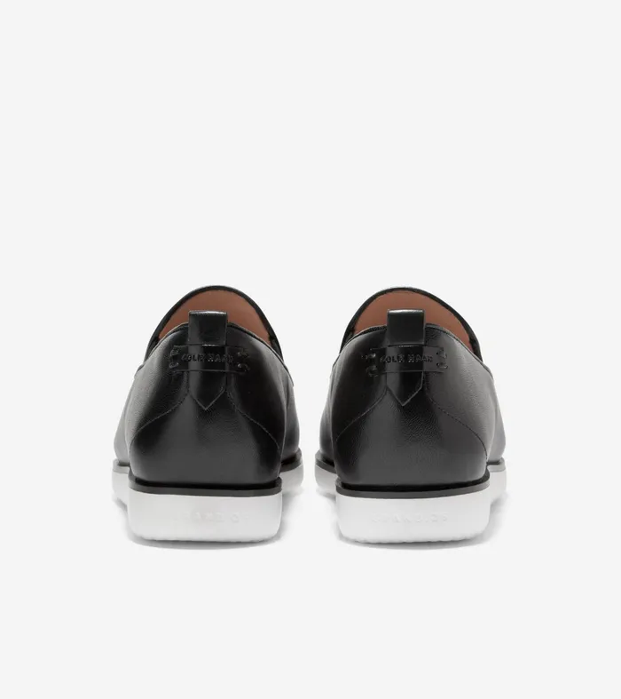 Women Grand Ambition SlipOn Loafer Black Leather Cole Haan Loafers and Drivers