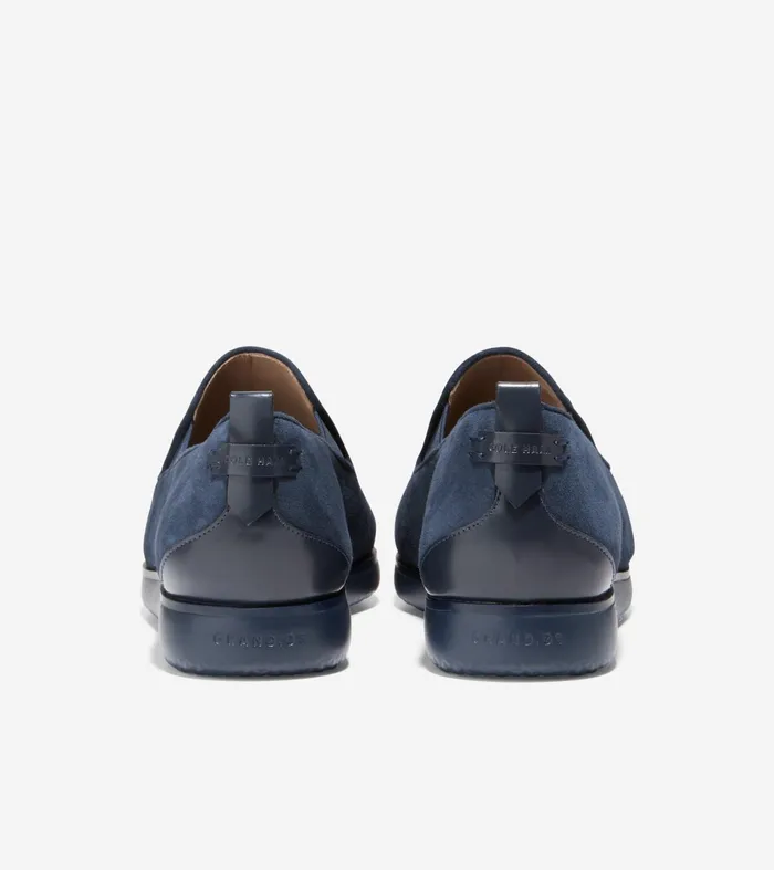 Women Grand Ambition SlipOn Loafer Navy Blazer Suede Cole Haan Loafers and Drivers