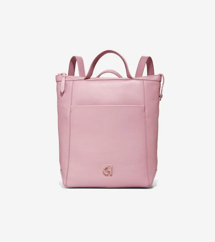 Women Grand Ambition Small Convertible Luxe Backpack Mauve Shadows Cole Haan Backpacks Women Grand Ambition Small Convertible Luxe Backpack Mauve Shadows Cole Haan Backpacks