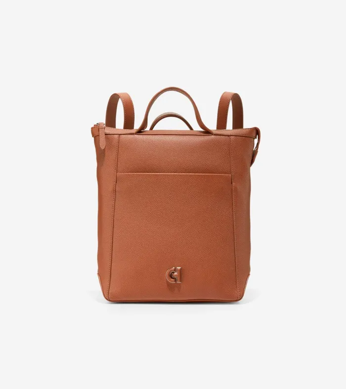 Women Grand Ambition Small Convertible Luxe Backpack New British Tan Cole Haan Backpacks Women Grand Ambition Small Convertible Luxe Backpack New British Tan Cole Haan Backpacks