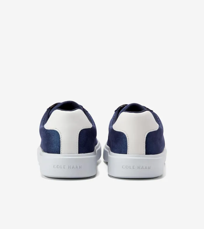 Women Grand Crosscourt Daily Sneakers Evening Blue Metallicoptic White Cole Haan Sneakers