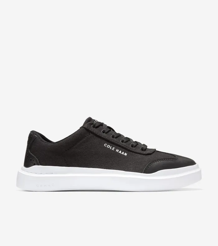Women GrandProslash Rally Canvas TToe Sneakers Blackoptic White Cole Haan Sneakers Women GrandProslash Rally Canvas TToe Sneakers Blackoptic White Cole Haan Sneakers