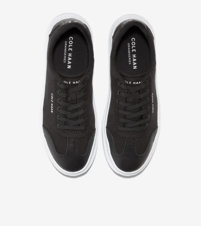 Women GrandProslash Rally Canvas TToe Sneakers Blackoptic White Cole Haan Sneakers
