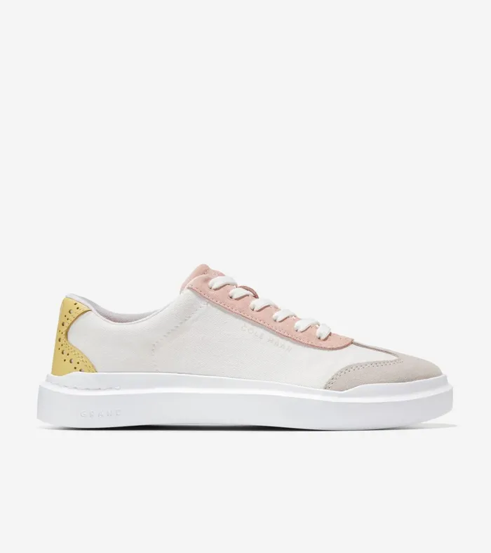 Women GrandProslash Rally Canvas TToe Sneakers Optic Whitemulti Cole Haan Sneakers