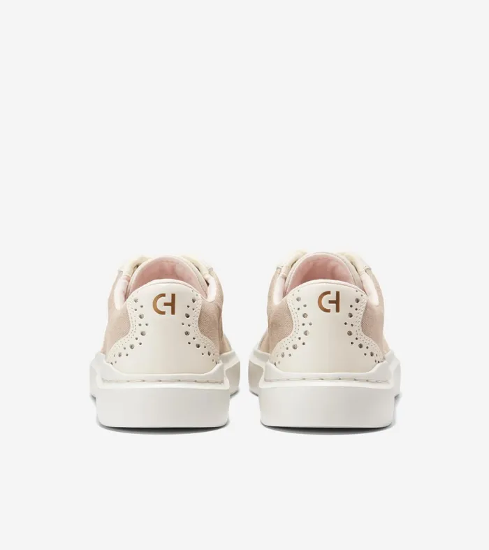 Women GrandProslash Rally Canvas TToe Sneakers Sandollar Canvasivory Cole Haan Sneakers