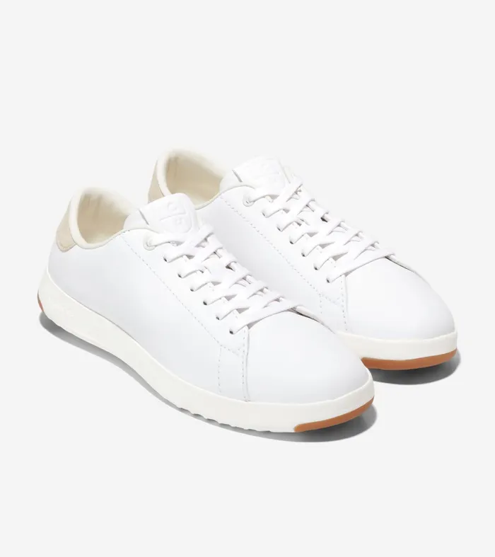 Women GrandProslash Tennis Sneakers Optic White Leather Cole Haan Sneakers