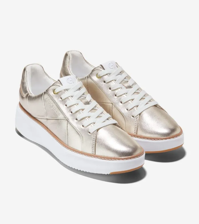 Women GrandProslash Topspin Sneakers Gold Cole Haan Sneakers