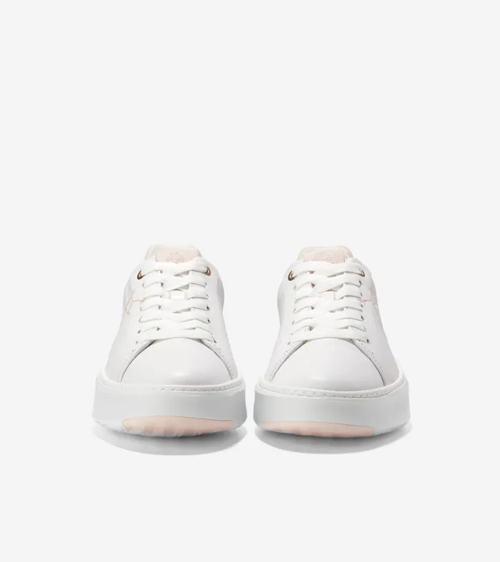 Women Grandproslash Topspin Sneakers Optic Whitecherry Blossomsilver Cole Haan Sneakers