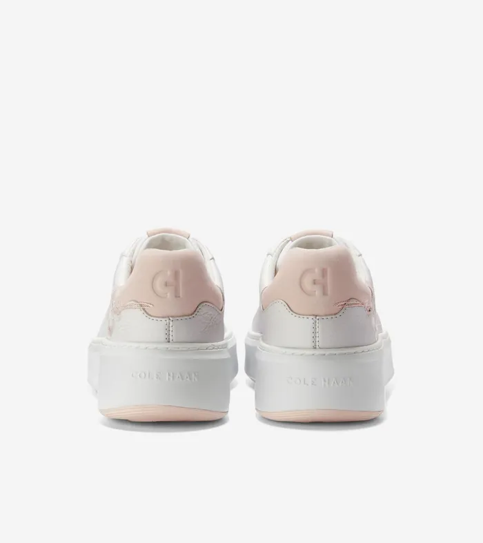 Women Grandproslash Topspin Sneakers Optic Whitecherry Blossomsilver Cole Haan Sneakers
